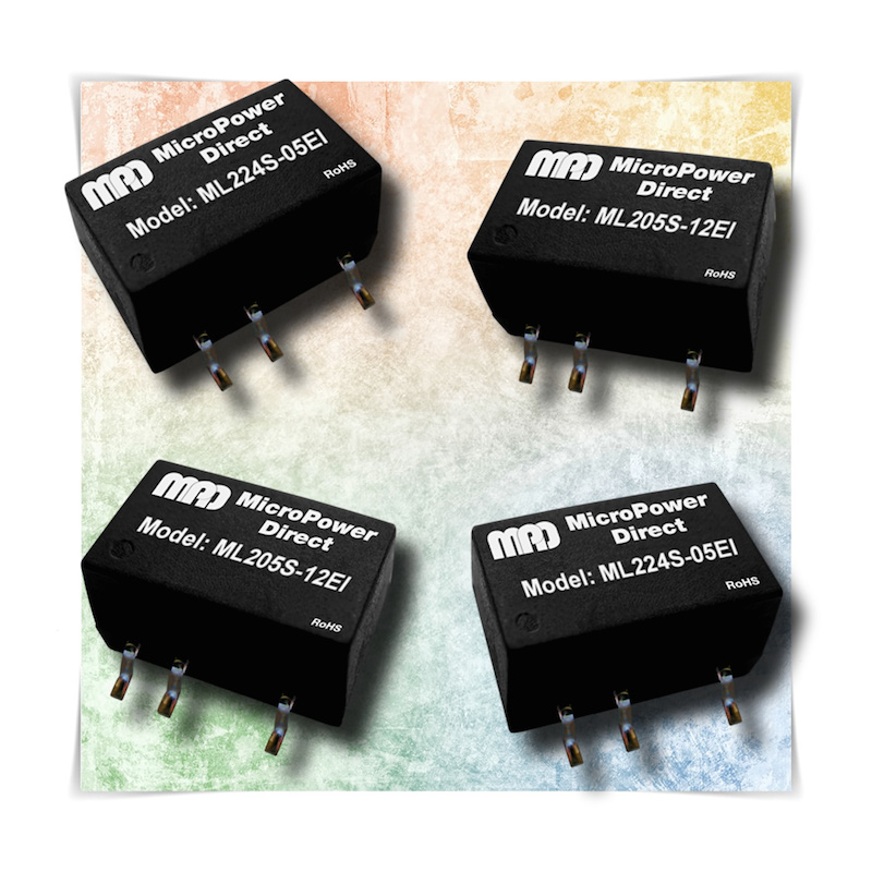 MicroPower Direct offers high-isolation 2W SMT DC/DC converters